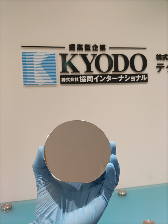 4インチルテニウム(Ru)膜付きシリコンウェハ