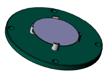 C-type Non-Vacuum, mechanical Chuck with 4 centering pins