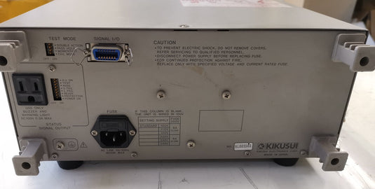 AC/DC WITHSTAND VOLTAGE TESTER