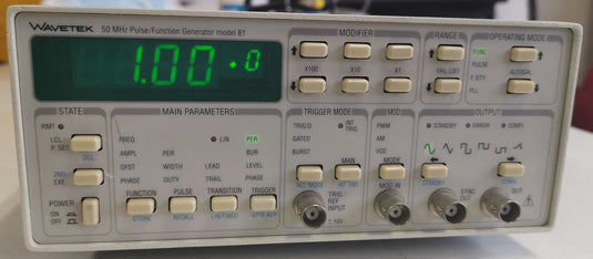50MHZ PULSE/FUNCTION GENERATOR