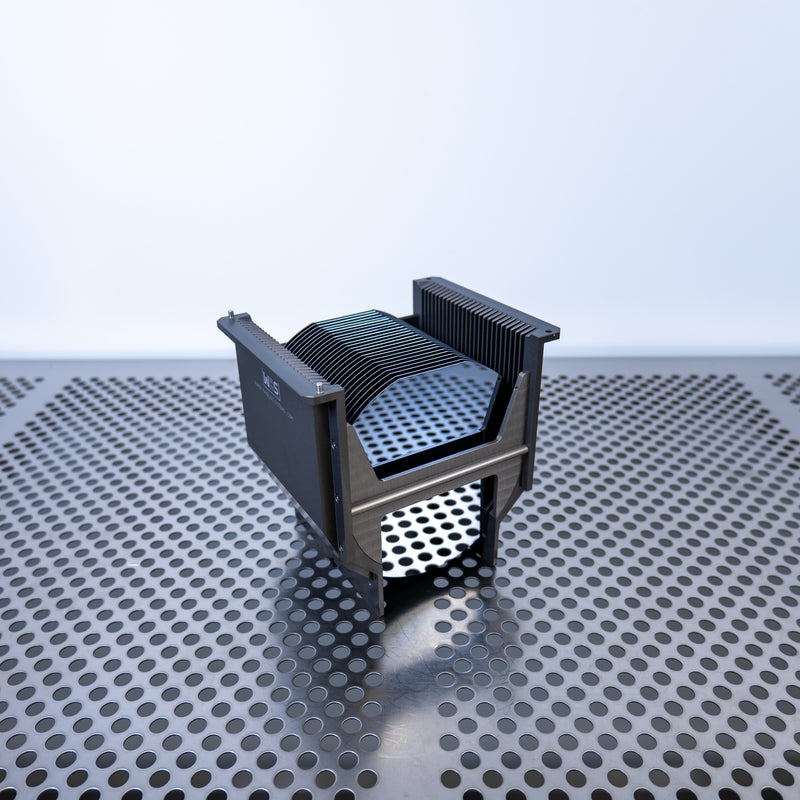 Load image into Gallery viewer, 4インチアルミハードクリアアノダイズカセット 4&quot; (100 mm) Aluminum hard clear anodized cassette 25 slot
