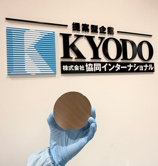 4インチタングステン(W)膜付きシリコンウェハ