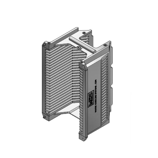 3インチアルミ無電解ニッケルカセット 3" (76 mm) Aluminum electroless nickel cassette 25 slot