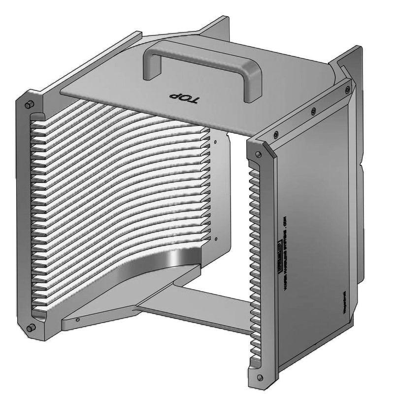 ギャラリービューアに画像をロードする, アルミ製カセット 25スロット　Aluminum Process Cassettes 25 slots
