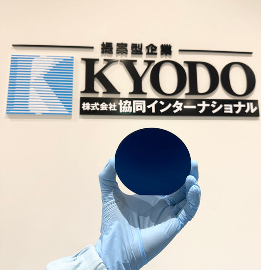 4インチハフニア(HfO2)膜付きシリコンウェハ