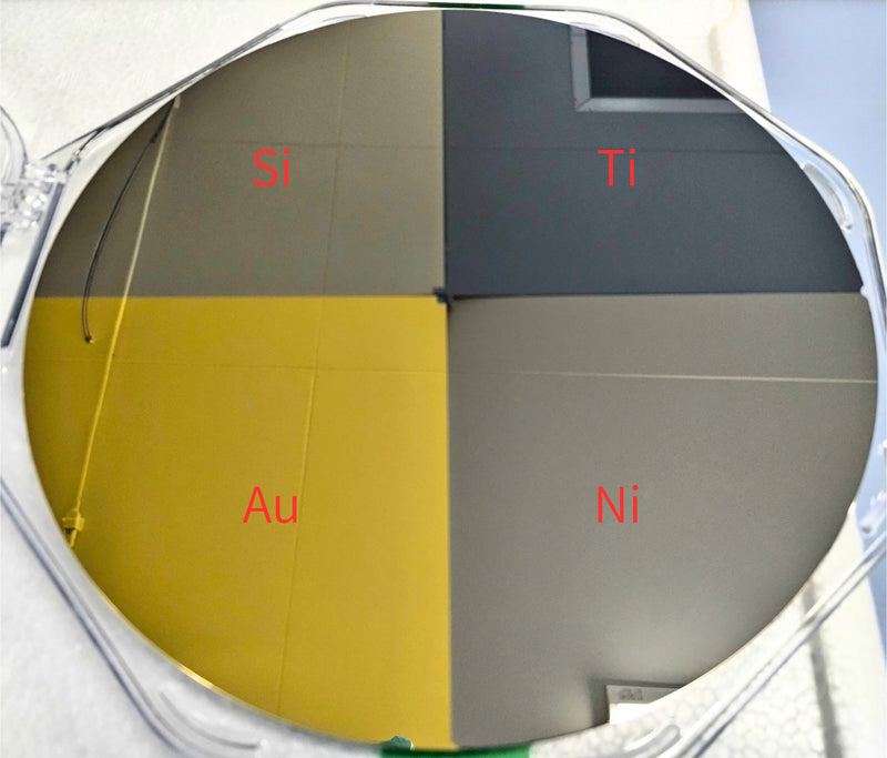 ギャラリービューアに画像をロードする, Ti/Ni/Au (裏面電極)スパッタリング成膜サービス
