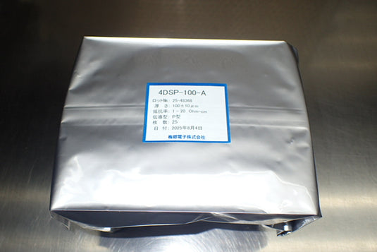 4インチシリコンウェハ(100µｍ厚)  4INCH SILICON WAFER (100µｍ)