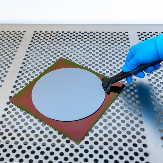 メカニカルウェハピック エッジグリップ へら付き Mechanical wafer pick edge grip with spatula
